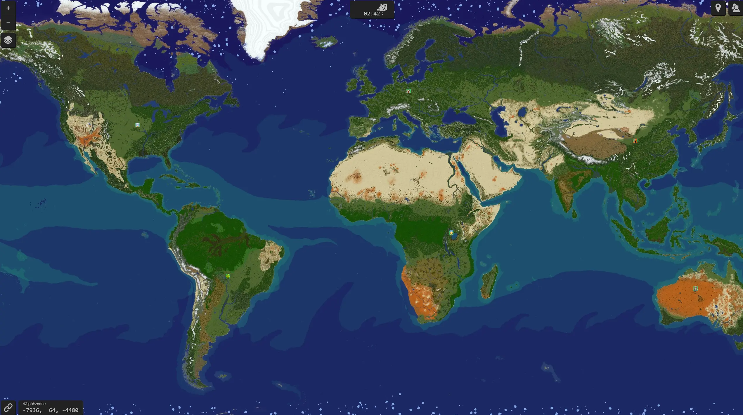 Świat Earth serwera NiceCraft
